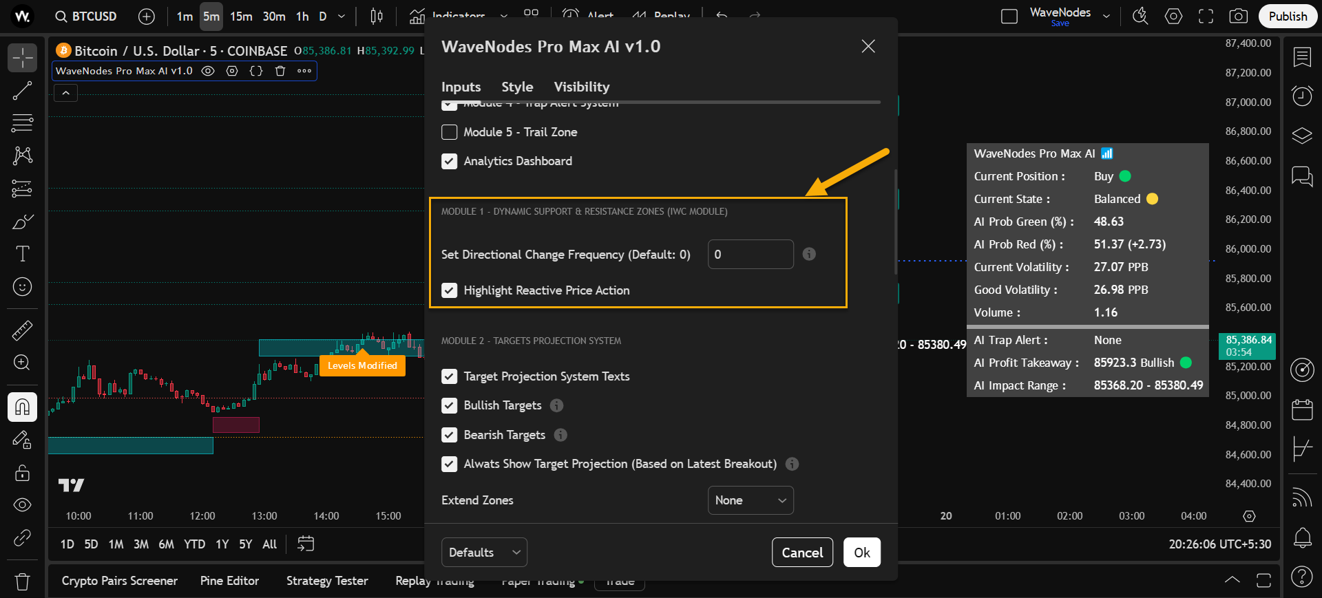IWC Settings Example